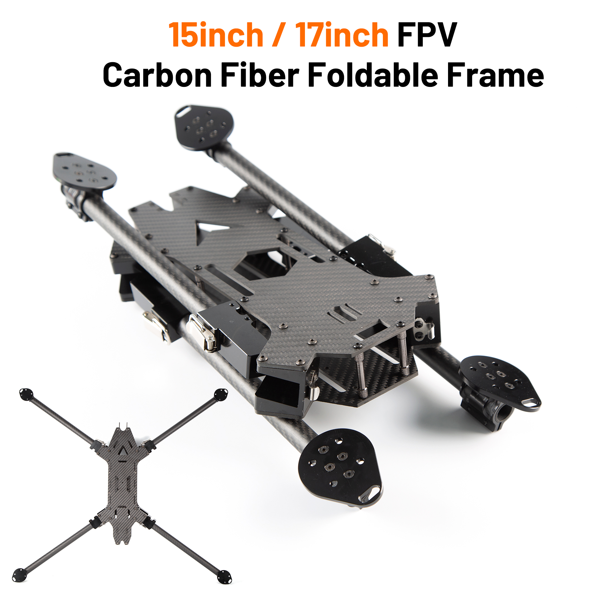 Fpv Drone Motor - 15인치/17인치 FPV 카본 파이버 접이식 프레임