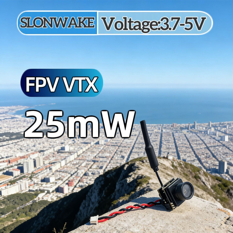 Fpv Drone Camera - SLONWAKE FPV 25mW 전력 시뮬레이션 VTX