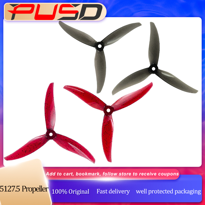 Fpv Drone Propeller - Gemfan Proxy 5127.5 10쌍 10CW+10CCW 3-블레이드