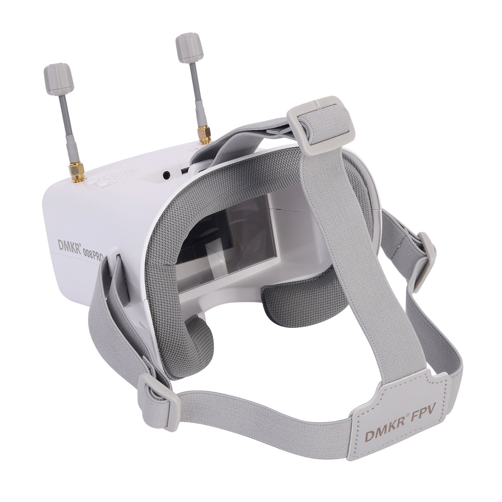 오리지널 008D PRO 화이트 FPV 고글(DVR 포 - Fpv Drone Goggles 리뷰 및 가격