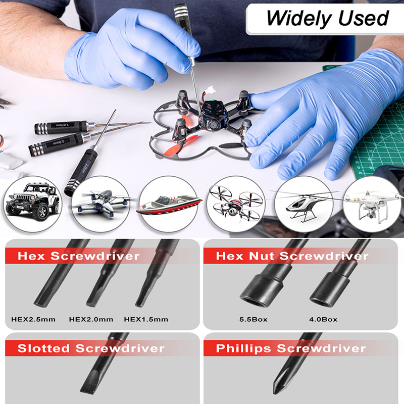 7개 세트 1.5 2.0 2.5mm RC 육각 드라이버 - Fpv Drone Tool Kit 리뷰 및 가격