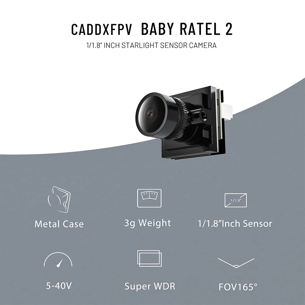 CADDX 마이크로 FPV 카메라 Ratel 2 4.5 - Fpv Drone Camera 리뷰 및 가격