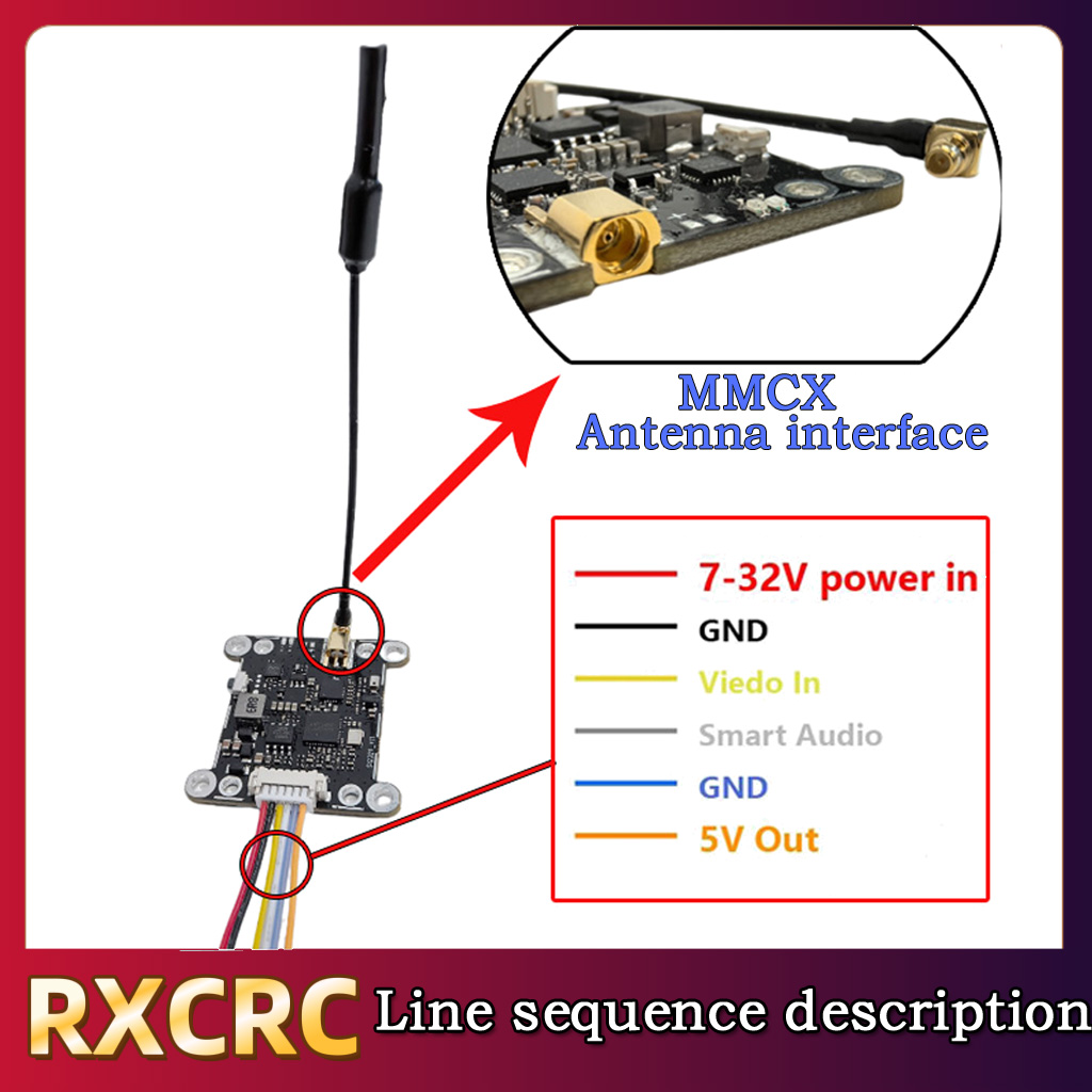 RXCRC 5.8G 모듈 48채널 1.6W VTX 더블 - Fpv Drone Camera 리뷰 및 가격