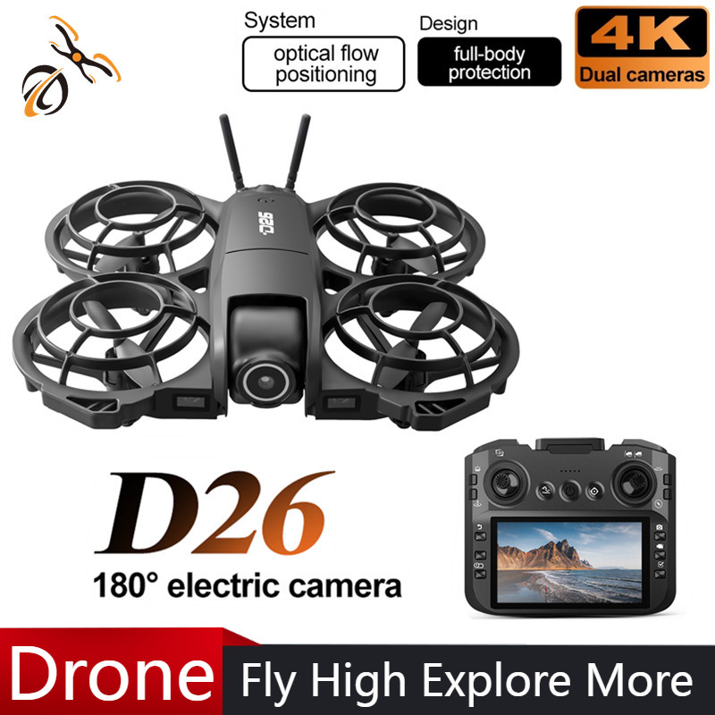 D26 드론 4K 항공 HD 180 °   카메라 드론 - Fpv Drone Charger 리뷰 및 가격