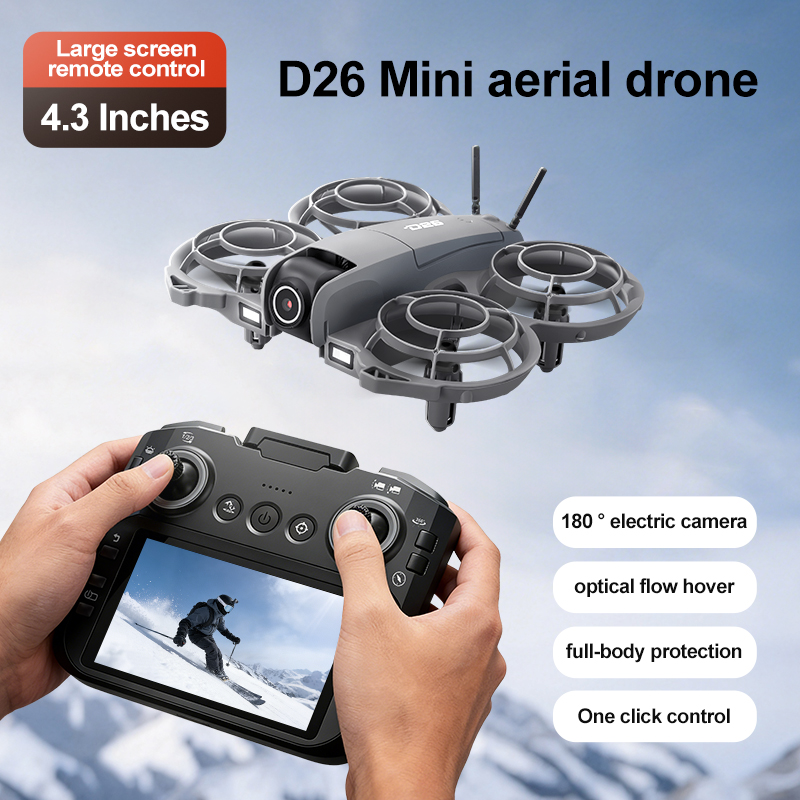D26 드론 4K 항공 HD 180 °   카메라 드론 - Fpv Drone Charger 리뷰 및 가격