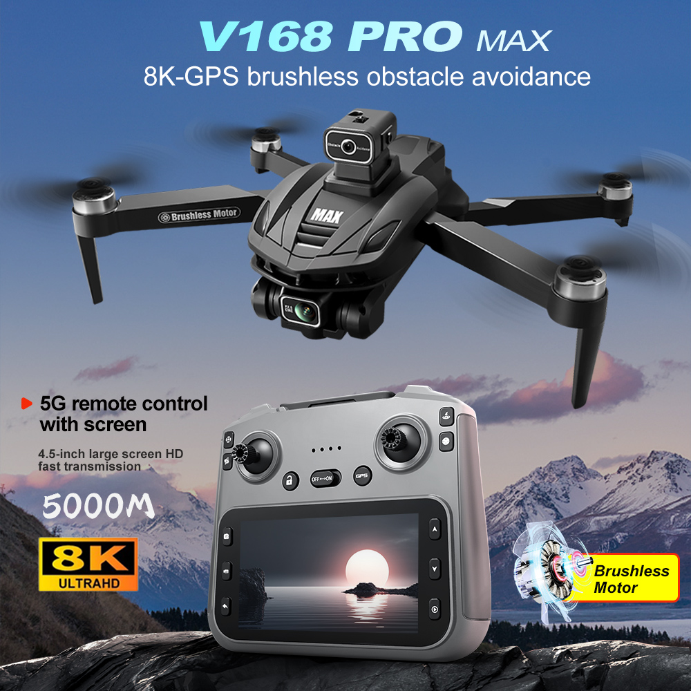 V168 PRO Max GPS 드론 8K 전문가용 HD - Fpv Drone Charger 리뷰 및 가격
