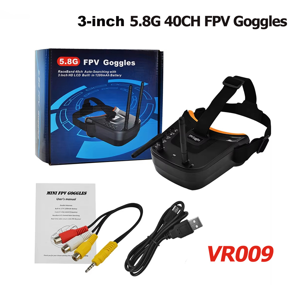 VR009 FPV 비디오 고글 3인치 480*320 L - Fpv Drone Goggles 리뷰 및 가격